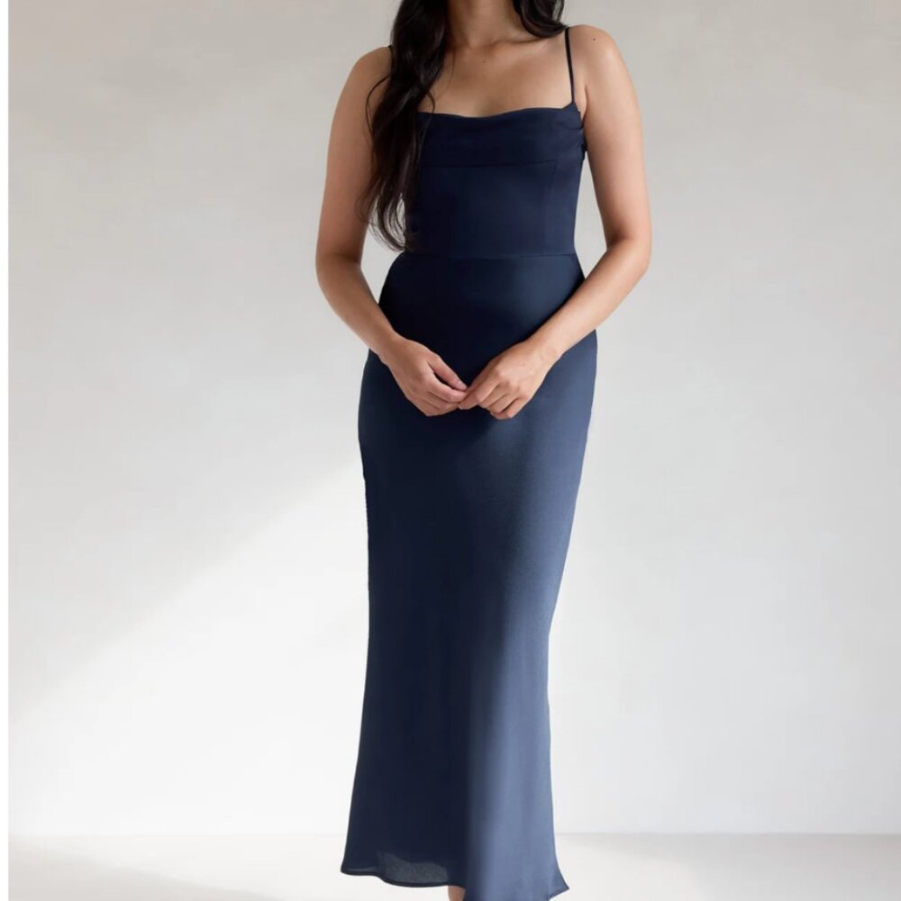 Park and Fifth Navy Blue Rosedale Dress